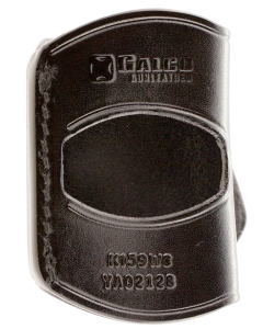 Galco Yaqui Smooth Black Leather Pistol Belt Slide Holster YAQ212B