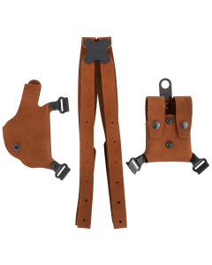 Galco Classic Lite Natural Leather Shoulder Handgun Holster For Glock 19 Gen1-5 CL2224