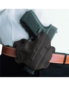 Desantis Gunhide Thumb Break Smooth Black Leather Belt Slide Pistol Holster 085BAZ9Z0