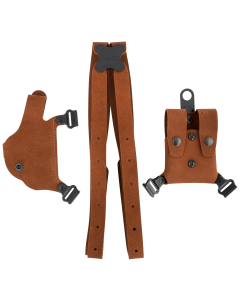 Galco Classic Lite Natural Leather Right Hand Shoulder Mount Handgun Holster CL2204