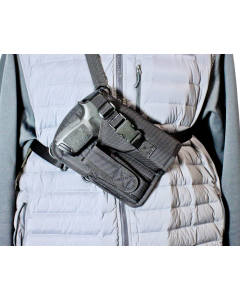 Desantis Gunhide Yukon Hunting Rig Black Nylon Shoulder Holster for 1911 Colt Govt Pistol M72BALAZ0