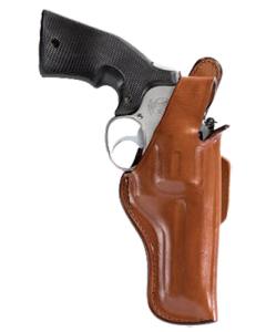 Bianchi 5bhl Thumbsnap Right Hand Smooth Finish Revolver Belt Holster in Tan Leather 13652
