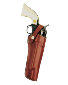 Bianchi 1l Lawman Right Hand Smooth Finish Revolver Belt Holster Tan 01 Leather 1.75-2.25" 10045