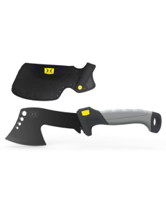 Hawk 2.5" Hunting Hatchet, Plain Blade, Includes Sheath (Black/Gray)