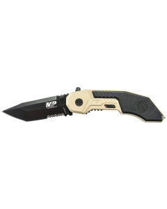 Sw Knives M&p 2.80" Tanto Serrated Knife SWMP3BSDCP