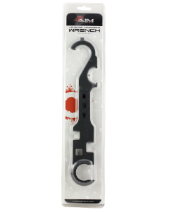 AIM Sports 12.5" Tactical Compact Combo Wrench for AR-Style Rifles (Black)