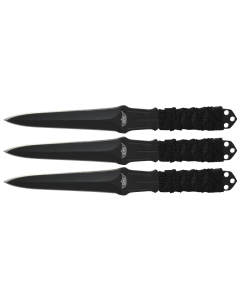 Uzi Accessories Throwing Knives 3" Straight Back UZKTRW003