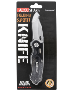 AccuSharp 703C Sport 3" Folding Stainless Steel Knife 703C