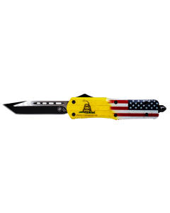 Templar Knife Don't Tread On Me, Temp Ldtom231 Lrg Dont Tread On Me Tanto440c Blk LDTOM231