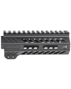 Angstadt Arms AA055HGMLT Ultra Light Handguard made of Aluminum with Black Anodized Finish MLOK Style Picatinny Rail 5.50 OAL for AR15 Includes Hardware