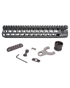 BCM KMRA10556BK KMR Alpha Handguard 10 Keymod Style Made of Aluminum with Black Anodized Finish for AR15