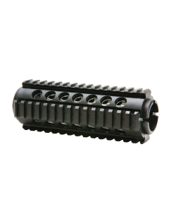 ProMag PM242 Quad Rail Handguard 2Piece Polymer wAluminum Heat Shield Insert Black AR15 Carbine