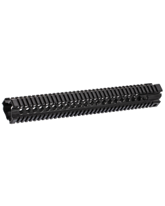MIDWEST INDUSTRIES INC MICRT15 TSeries AR15 6061 Aluminum Black Hard Coat Anodized 15