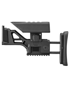 FN 20100566 SSR Rear Stock Assembly Black Aluminum Fully Adjustable for FN SCAR 16S17S