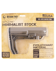 Mission First Tactical BMSMILSDE Battlelink Minimalist MilSpec Scorched Dark Earth Synthetic 7.08 OAL