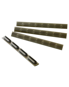 Ergo 4332OD MLok WedgeLok Slot Cover Mossberg Textured OD Green Rubber 4 Per Pack