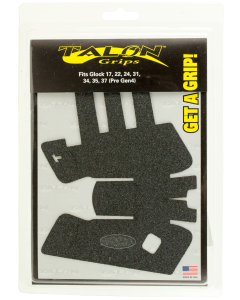 Talon Grips 103G Adhesive Grip Compatible For Glock Gen13 17222431343537 Black Textured Granulate