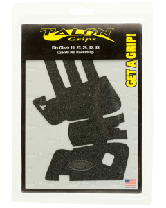Talon Grips 110G Adhesive Grip Compatible For Glock 1923253238 Gen4 wNo Backstrap Black Textured Granulate