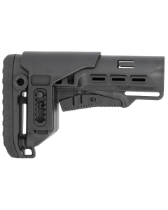 NcStar DLG087042 Tactical PCP42 MilSpec Stock Black Synthetic Collapsible with Adjustable Cheekpiece