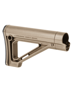 Magpul MAG480FDE MOE Carbine Stock Fixed Flat Dark Earth Synthetic for AR15 M16 M4 with MilSpec Tubes (Tube Not Included)