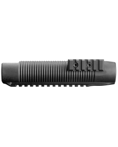 Aim Sports MFE500 Shotgun Polymer Body with Aluminum Side Rails Black Finish for Mossberg 500