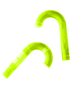 ProShot BLGREEN2PK UV Bore Light  .22 Cal 9mm  Up RiflePistol Fiber Optic Illuminator Neon Green 2 Pack