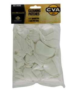 CVA AC1455C Cleaning Patches  2 Cotton 500 Per Pkg
