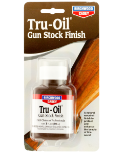 Birchwood Casey 23123 TruOil Gun Stock Finish Natural Wood 3 oz. Bottle