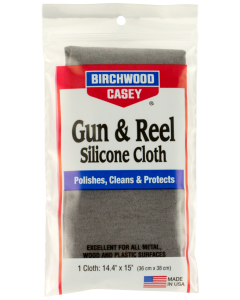 Birchwood Casey 30001 Gun  Reel Silicone Cloth  100 Cotton Flannel 14.4 x 15