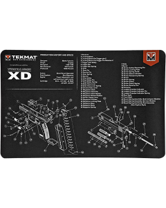 TekMat TEKR17XD Springfield Armory XD Cleaning Mat Springfield XD Parts Diagram 11 x 17