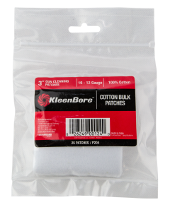KleenBore P204 Super Shooter  1216 Gauge Shotgun 3 100 Cotton Flannel 25 Per Pack