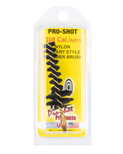 ProShot 30NCH Chamber Brush Military Style .308 7.62mm Cal AR Platform 832 Thread Nylon Bristles Brass Core