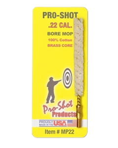 ProShot MP22 Bore Mop  .22 Cal HandgunRifle 832 Thread   Cotton 1.75 Long