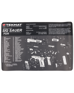 TekMat TEKR17SIGP226 Sig Sauer P226 Cleaning Mat Sig P226 Parts Diagram 11 x 17