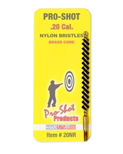 ProShot 20NR Bore Brush  .20 Cal Rifle 540 Thread Nylon Bristles Brass Core