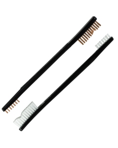 KleenBore UTCOMBO Double End Brush Combo Set BronzeNylon Bristles 2 Pack