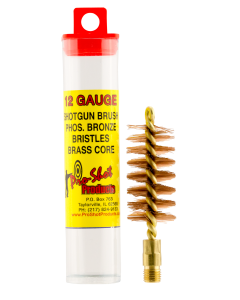 ProShot 12S Bore Brush  12 Gauge Shotgun 51627 Thread Bronze Bristles Looped Tip Brass Core
