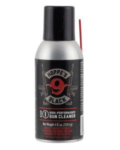 Hoppes HBC4A Black Gun Cleaner Removes Oil Grease Dirt 4 oz. Aerosol Can with Extension Tube