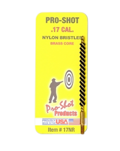 ProShot 17NR Bore Brush  .17 .177 Cal Rifle 540 Thread Nylon Bristles Brass Core