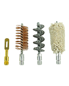 KleenBore 12GASET Shotgun Accessory Cleaning Set 12 Gauge Shotgun 832 Thread Cotton MopBore Brush Bronze Bristles