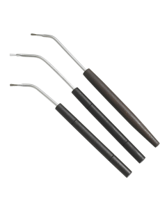 Birchwood Casey 41108 Angled Cleaning Brushes BronzeNylonStainless Steel Bristles 3 Pack