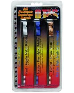 Otis FG3163NBBZ AP Brushes  MultiCaliber Universal Firearm BronzeNylon Bristles 3 Per Pkg