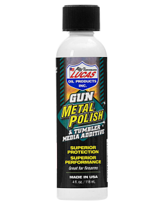 Lucas Oil 10878 Gun Metal Polish  Against Rust and Corrosion 4 oz Bottle
