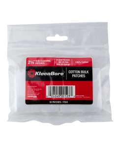 KleenBore P203 Super Shooter  .38 .45 Cal 20.410 Gauge 2.25 100 Cotton Flannel 50 Per Pack