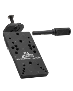 Strike Industries GSURFV2 Scorpion Universal Reflex Mount For Glock Version 2  Black Anodized
