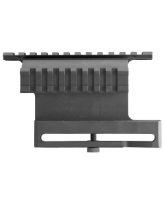 Aim Sports MK007 AK Double Side Rail Mount  Side Mount Black Anodized Aluminum Fits AK47 1913 Picatinny Rail Mount