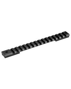 Warne M674M20MOA Remington 700 Tactical Rail Matte Black Long Action 20 MOA