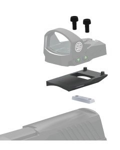Sig Sauer ElectroOptics SOR1MK011 Romeo1 Handgun Mounting Kit  Black