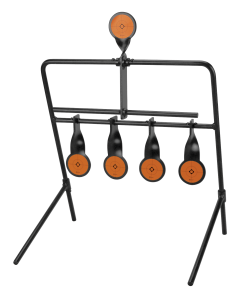 Caldwell AR500 Steel Resetting 2.50" Impact Targets (Black/Orange)