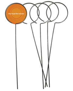 Birchwood Casey Wire Clay Holder Stand Target Holders, 5 Pack